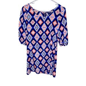 Rue 21 silky dress. Zip front. Size small.